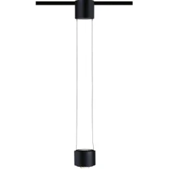 URail Aldan LED-pendellampe, sort^Paulmann