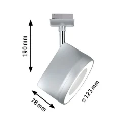 URail Arena LED-spot, dæmpes krom 4.000 K^Paulmann Hot