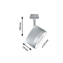 URail Arena spot krom, kan dæmpes 2.700 K^Paulmann Clearance