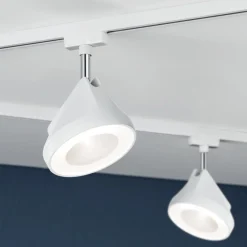 Paulmann Skinnesystem>URail Arena spot hvidt kan dæmpes 2.700 K