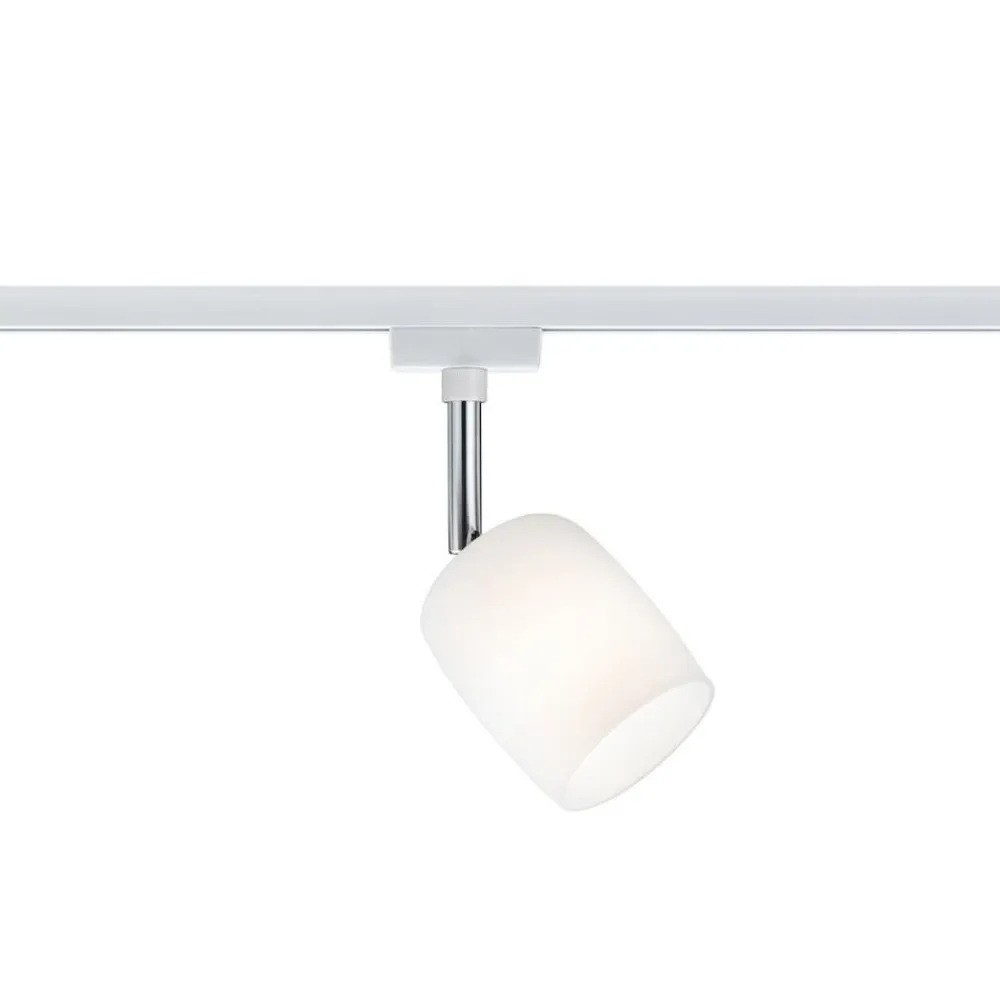 URail Blossom spot, hvidt, satineret glas^Paulmann New