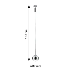 URail Capsule II LED-pendel i krom^Paulmann Sale