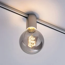 URail Ceiling Socket E27, mat krom^Paulmann Online