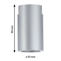 URail Ceiling Socket E27, mat krom^Paulmann Online