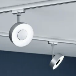 Paulmann Arbejdsrum/Kontor|Skinnesystem>URail Circle LED-spot rund 4.000 K krom