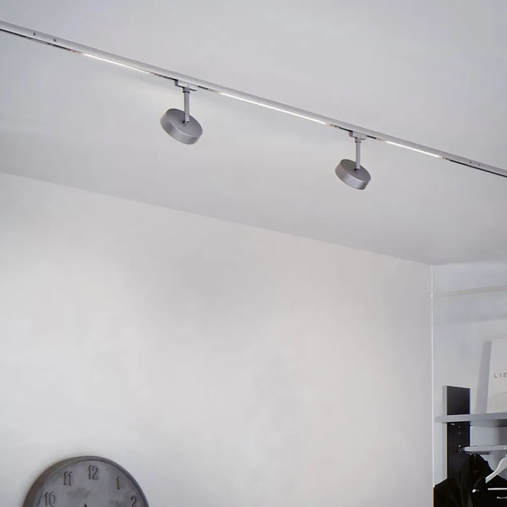 Paulmann Arbejdsrum/Kontor|Skinnesystem>URail Circle LED-spot rund 4.000 K krom