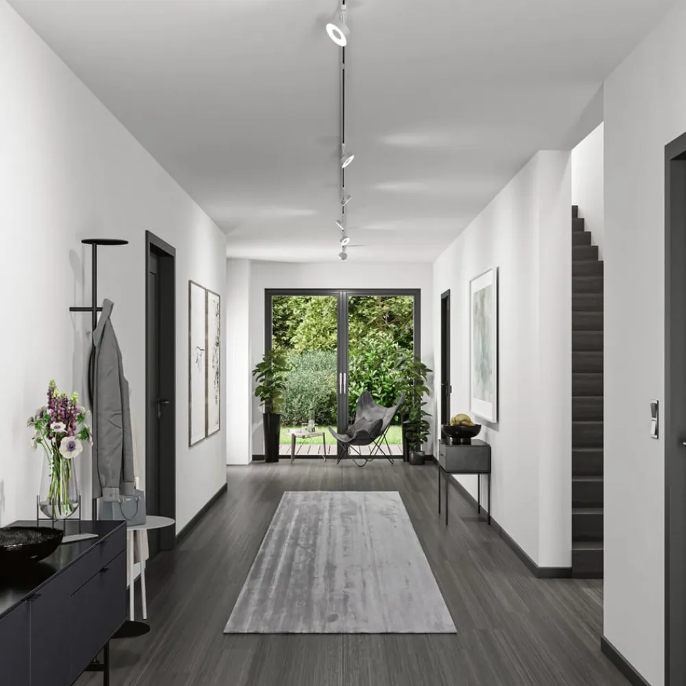 Paulmann Arbejdsrum/Kontor|Skinnesystem>URail Circle LED-spot rund 4.000 K krom