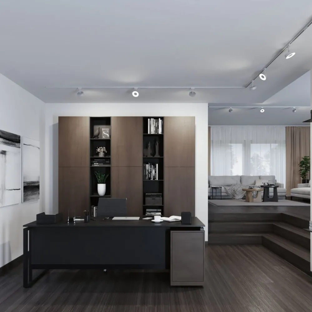 Paulmann Arbejdsrum/Kontor|Skinnesystem>URail Circle LED-spot rund 4.000 K krom