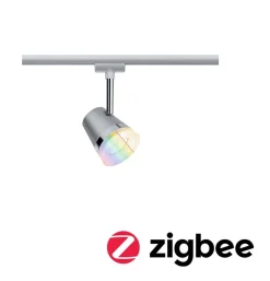 URail Cone spot RGBW, mat krom, ZigBee^Paulmann