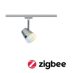 URail Cone spot RGBW, mat krom, ZigBee^Paulmann