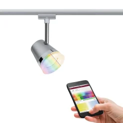 URail Cone spot RGBW, mat krom, ZigBee^Paulmann