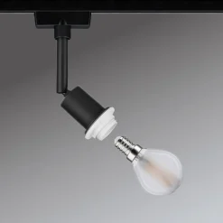 URail DecoSystems Spot E14 sort mat^Paulmann Discount