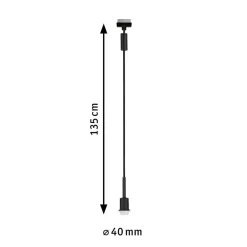 Paulmann URail DecoSystems pendel E14 mat sort