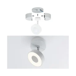 URail føder til enkeltspot, mat hvid^Paulmann Outlet