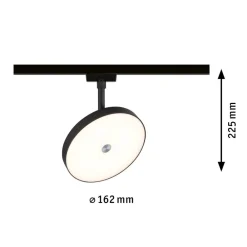 Paulmann URail Hildor LED-spot sort 3.000K