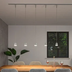 Paulmann URail hængelampe Cone, krom mat, GU10