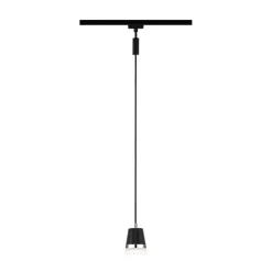 Paulmann URail hængelampe Cone, sort mat, GU10