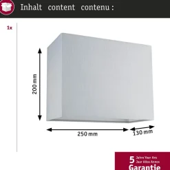 URail lampeskærm Verona 2Easy, grå, 25 x 13 cm^Paulmann Best