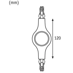 URail langsgående stik LED-lampe 827 hvid^Paulmann Sale