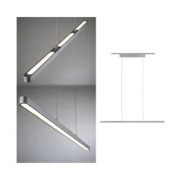 Paulmann URail LED-pendellampe Lento mat krom
