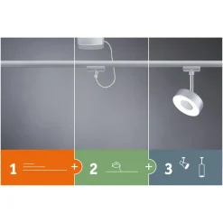 URail LED-spot dipper, 2 lyskilder^Paulmann Online