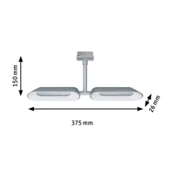 URail LED-spot dipper, 2 lyskilder^Paulmann Online