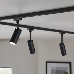 Paulmann Skinnesystem>URail LED-spot Tubo sort 3.000 K