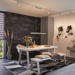 Paulmann URail Lento LED-pendel ZigBee CCT krom