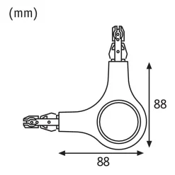 Paulmann URail L-konnektor til LED-lampe 827 hvid