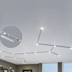 Paulmann URail middelforsyning, mat krom