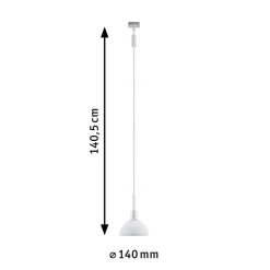 URail pendel Sarrasani, hvid/opal^Paulmann Best