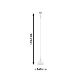 URail pendel Sarrasani, hvid/opal^Paulmann Best