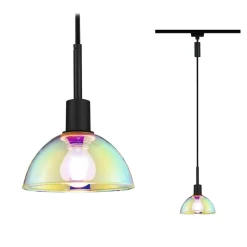 Paulmann Skinnesystem>URail pendel Sarrasani, sort/dikroisk