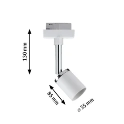 URail Pure II spot, hvidt^Paulmann New
