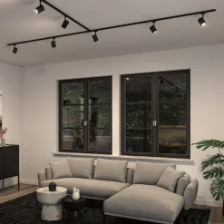 Paulmann Gang|Skinnesystem>URail skinnespot Luxe, sort mat, GU10