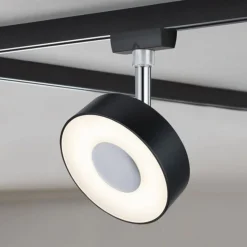 Paulmann URail Spot Circle sort dæmpbar 2.700 K