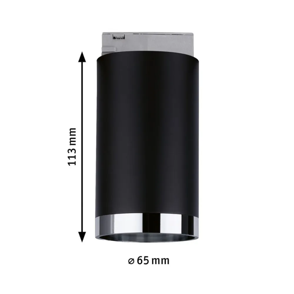 Paulmann Skinnesystem>URail Spot Tube sort mat