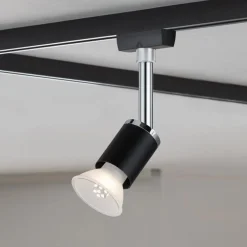 Paulmann Skinnesystem>URail Spotlight Pure II, dæmpbar mat sort