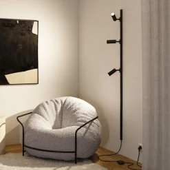 Paulmann URail strømforsyningskabel/afbryder sort mat 2,4 m