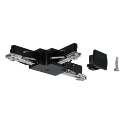 URail T-tilkobling stiv, mat sort^Paulmann Outlet
