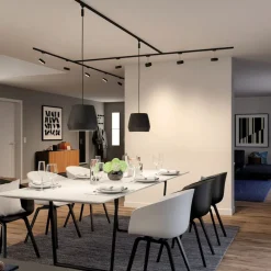 URail T-tilkobling stiv, mat sort^Paulmann Outlet