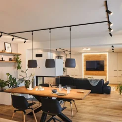 URail T-tilkobling stiv, mat sort^Paulmann Outlet