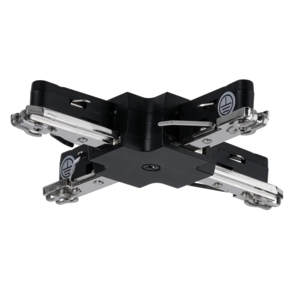 URail X-tilkobling stiv, mat sort^Paulmann Hot