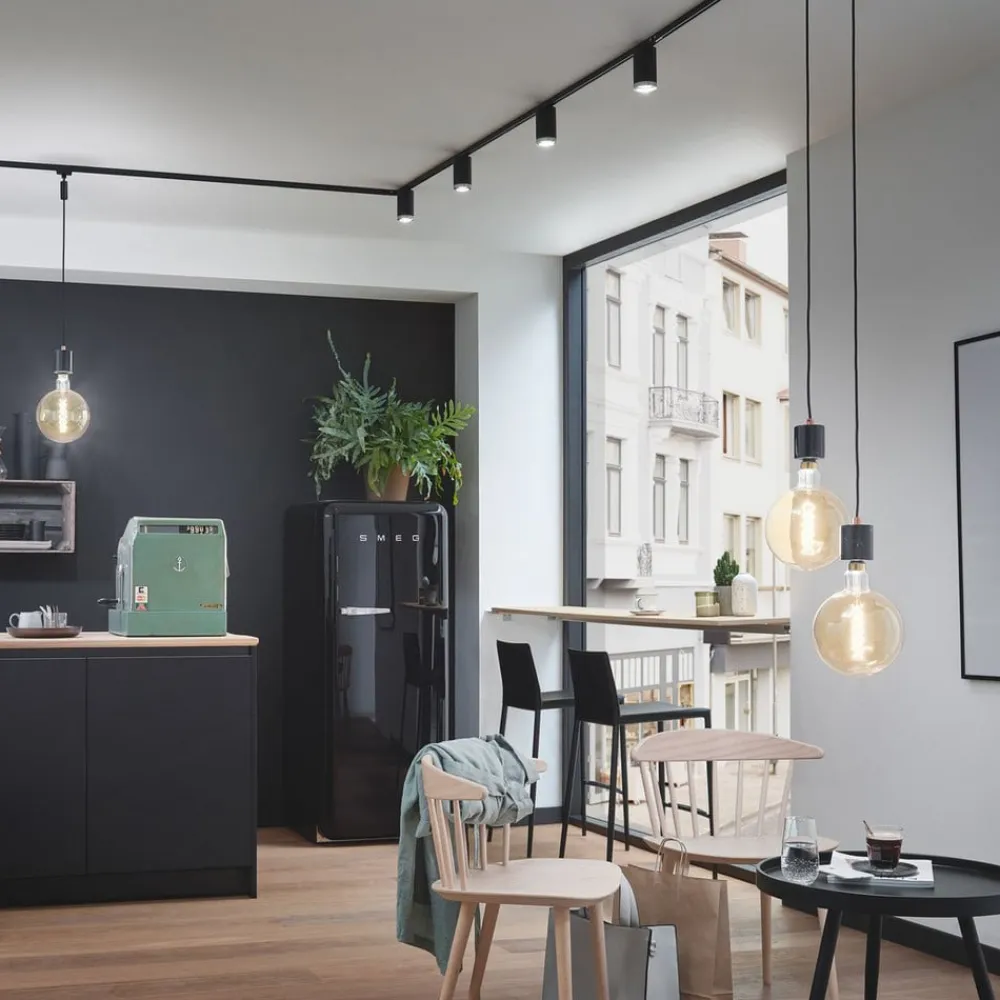 URail X-tilkobling stiv, mat sort^Paulmann Hot