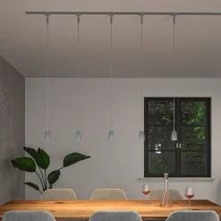 Paulmann URail-hængelampe Cover, krom mat, GU10