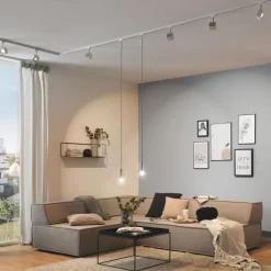 Paulmann Arbejdsrum/Kontor|Skinnesystem>URail-skinne, hvid, længde 50 cm, aluminium