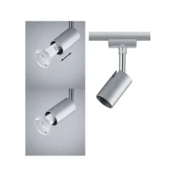 Paulmann URail-skinnespot Pure I, krom mat, GU10, metal