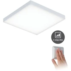 Paulmann Loftlamper>Velora LED-panel, 3-step-dim, 22,5x22,5cm