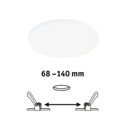 Veluna Edge IP44 4.000K dimm Ø 16cm^Paulmann Clearance