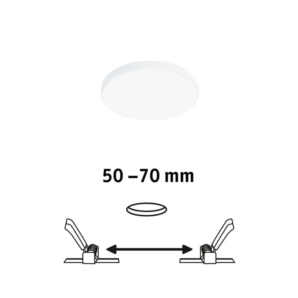 Paulmann Veluna Edge LED indbygget IP44 4.000K Ø 9cm